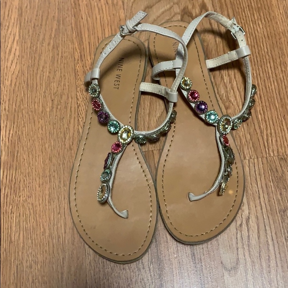 Nine West sandals so 8 EUC